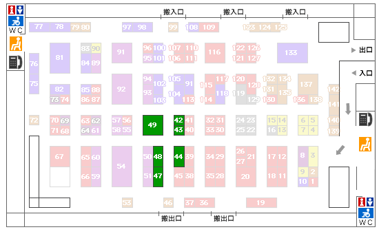 会場内地図